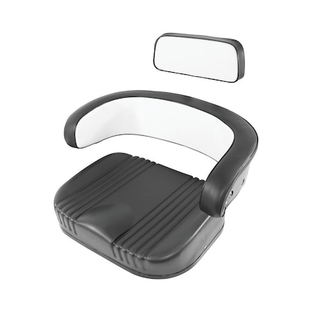 A & I Products Seat Cushion Set 3 Pc., Steel, w/o Brkts., BLK/WHT 22.1" x6.6" x27.4" A-SCS9982-S5